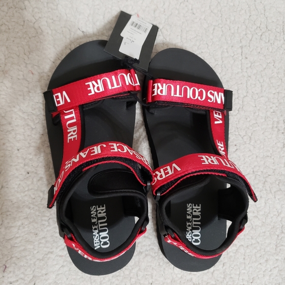 Versace Jeans Couture Sporty Logo-Strap Sandals - Picture 4 of 7